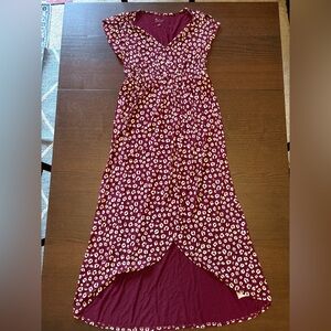 Isabel Maternity Faux Wrap Dress